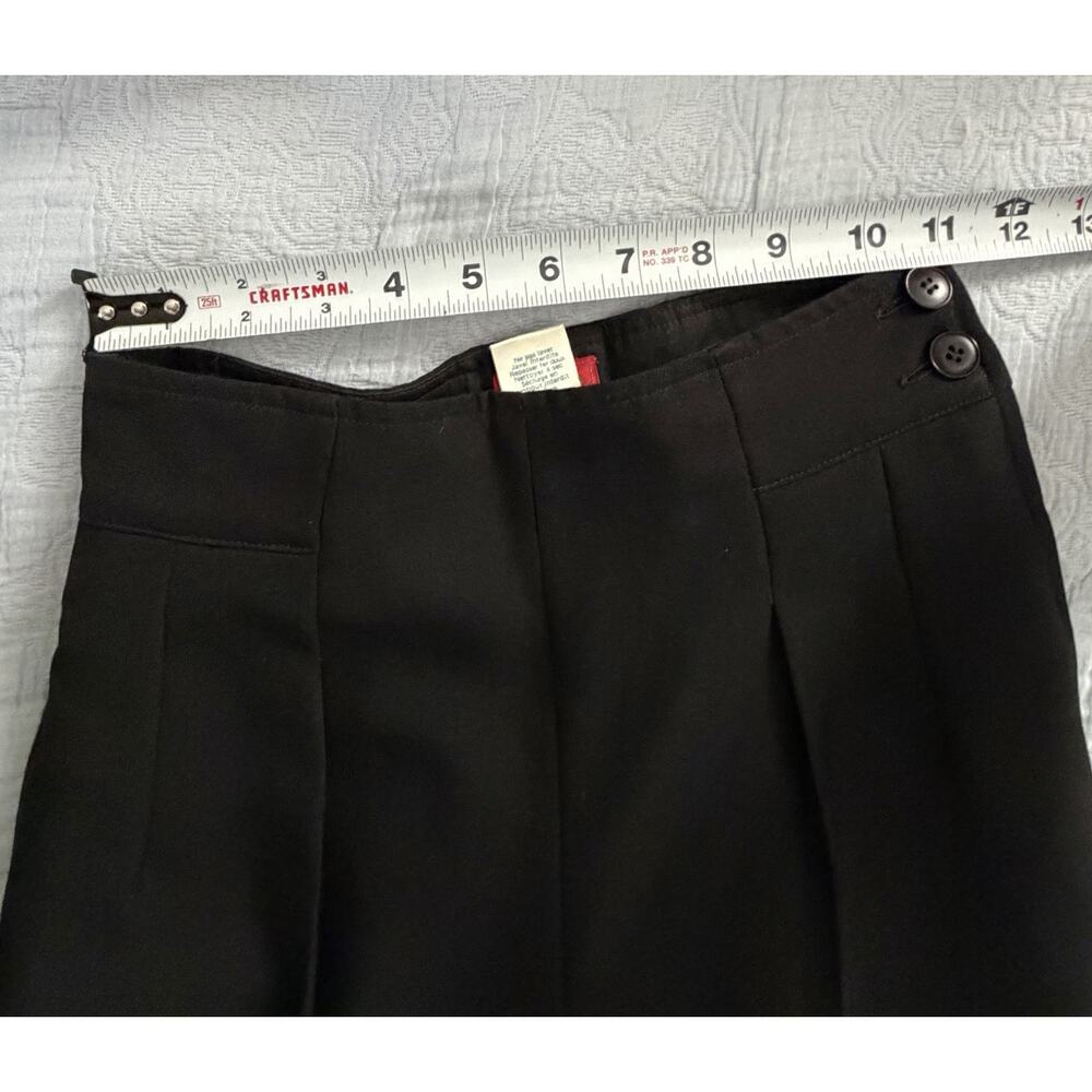 Kenzo Paris Black Wool Pleated Tapered Wool Trousers Dress Pants‎ VTG 90s Sz 36 - Picture 7 of 13